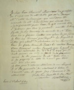 Lettre du 15 avril 1782, Doutreleau à  Joseph-Dominique-Emmanuel