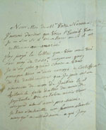 Lettre du 12 mars 1784, Doutreleau à  Joseph-Dominique-Emmanuel