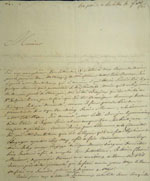 Lettre du 17 février 1784, Pointard à  Joseph-Dominique-Emmanuel