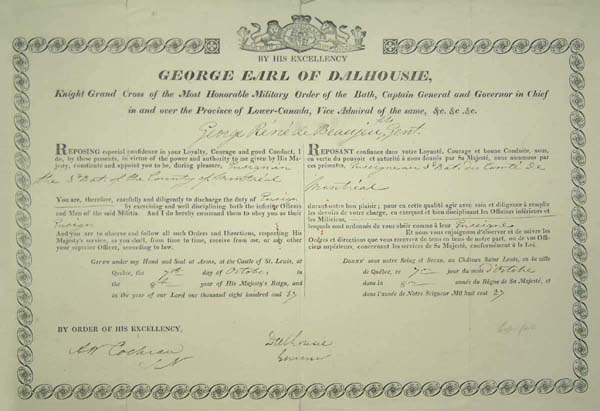 Commission d'enseigne à  Georges-René