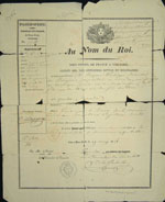 Passeport du 29 mai 1828, page 1