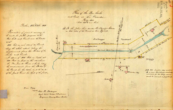 Canal des Cascades, 10 octobre 1808