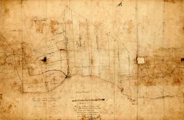 Carte de Soulanges de St-Germain, 1831