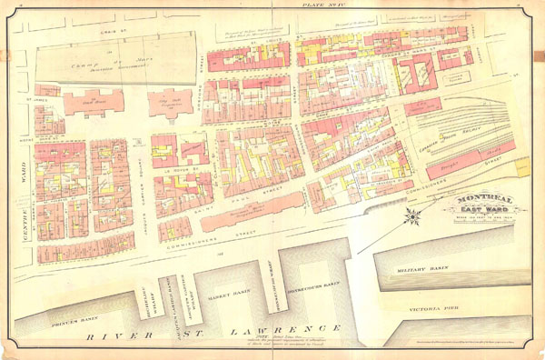Carte de Montréal